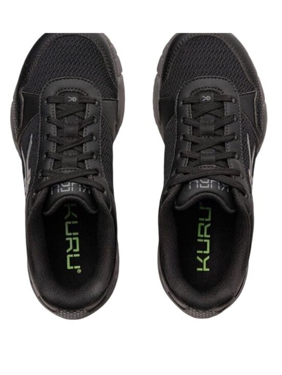 Kuru Quantum 2 Orthopedic Sneakers Jet Black Slate Gray Men’s Size 10.5 Wide New main image 10